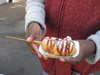 A shout out to the nice guy who let me take a picture of his Deep-Fried Twinkie...especially since I was the second person who asked.  And really - is it not enough to deep fry a Twinkie?  You have to dust it with sugar and drizzle it with chocolate?